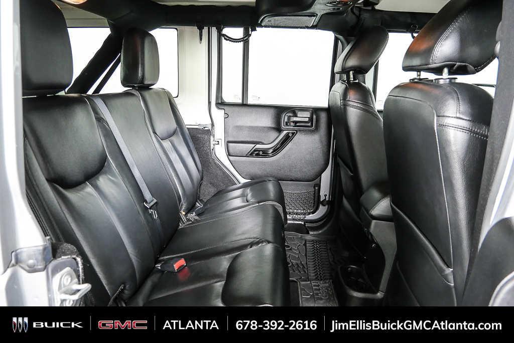 used 2015 Jeep Wrangler Unlimited car, priced at $18,651