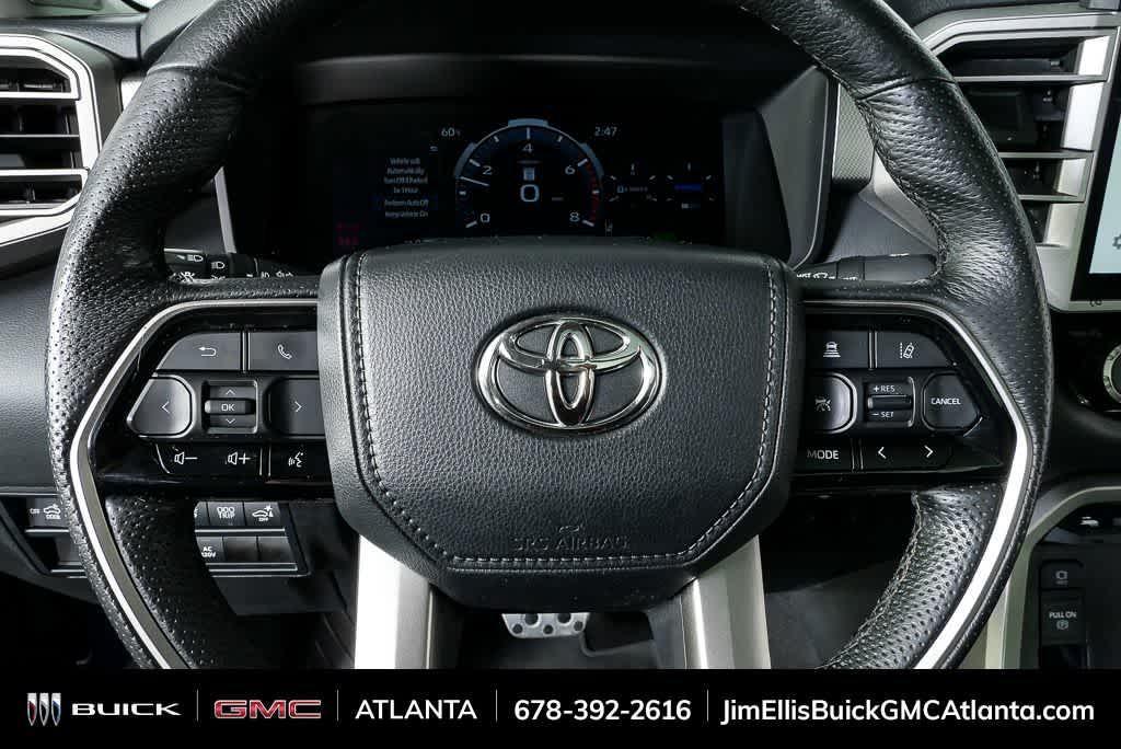 used 2022 Toyota Tundra Hybrid car, priced at $30,000