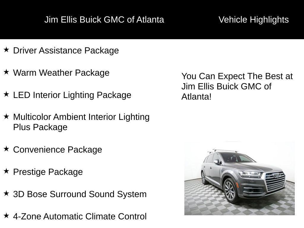 used 2019 Audi Q7 car, priced at $21,988