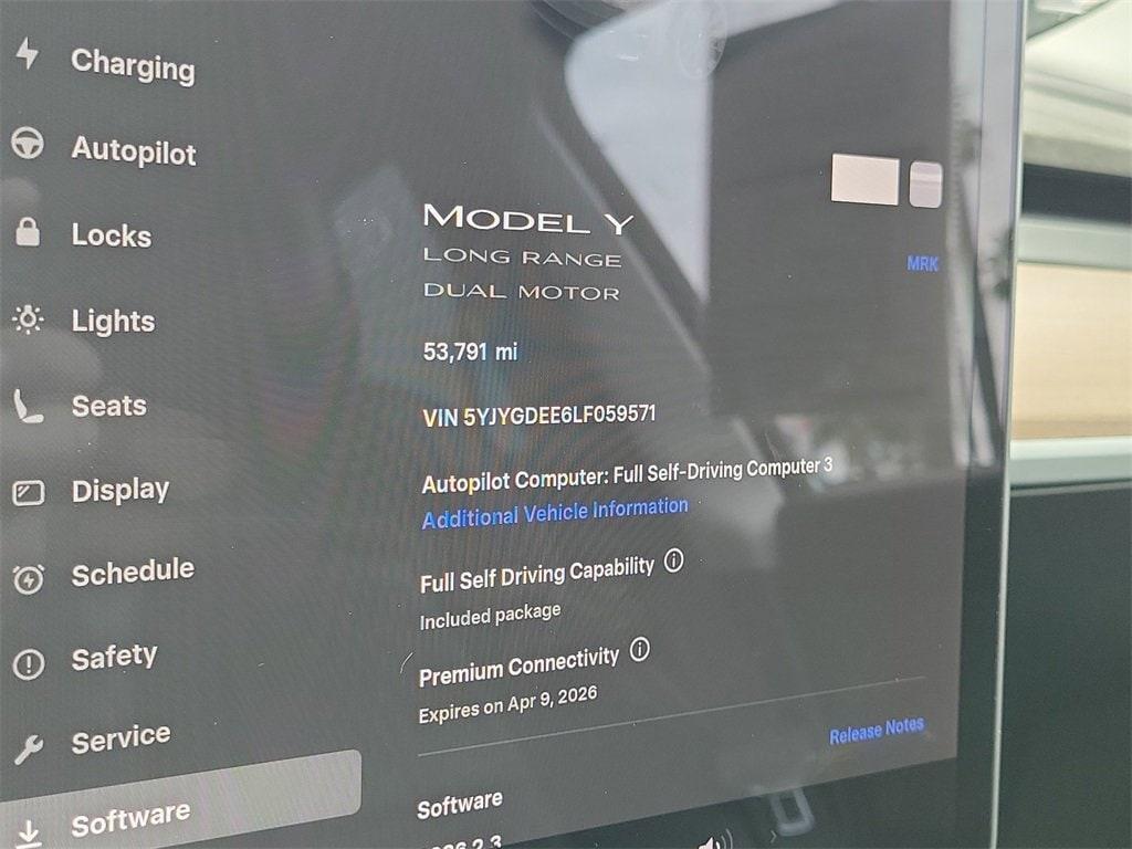 used 2020 Tesla Model Y car, priced at $25,995