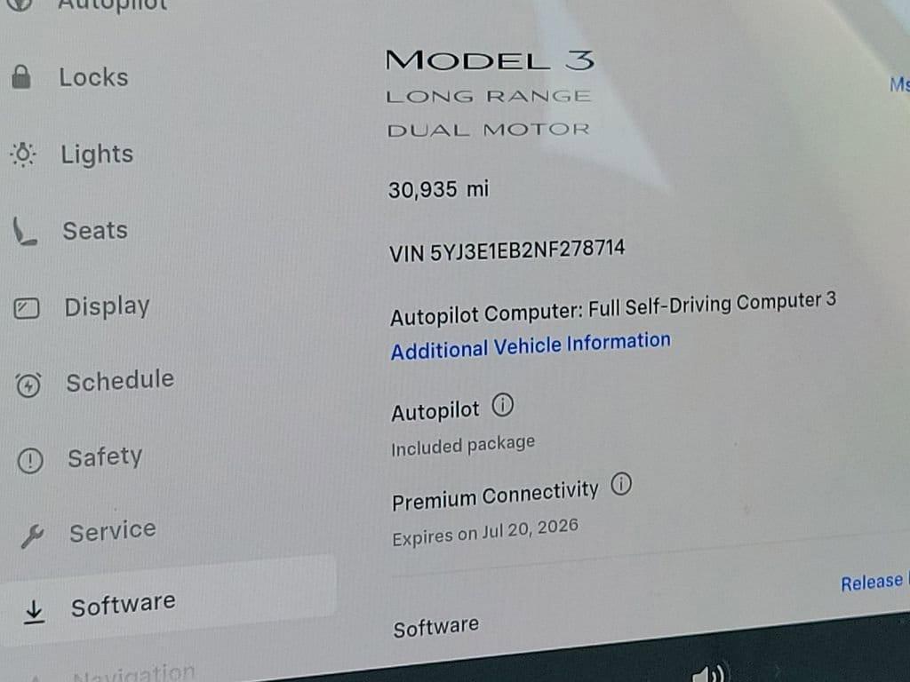 used 2022 Tesla Model 3 car, priced at $25,995