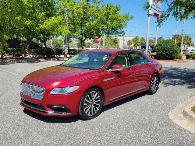 used 2017 Lincoln Continental car, priced at $16,463