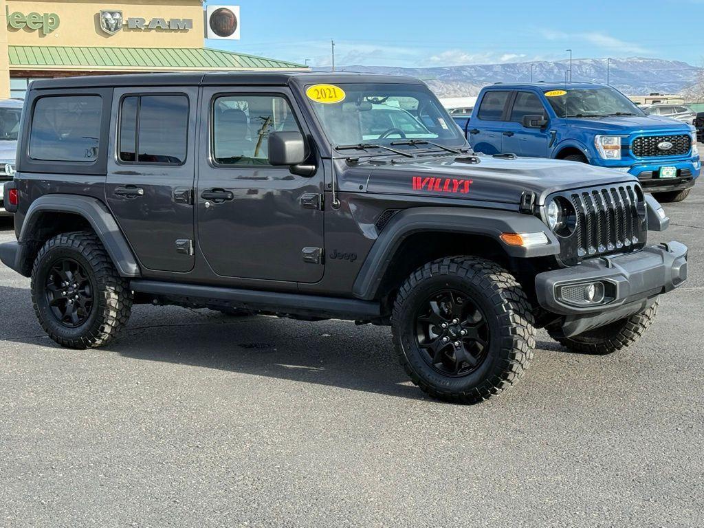 used 2021 Jeep Wrangler Unlimited car, priced at $30,000
