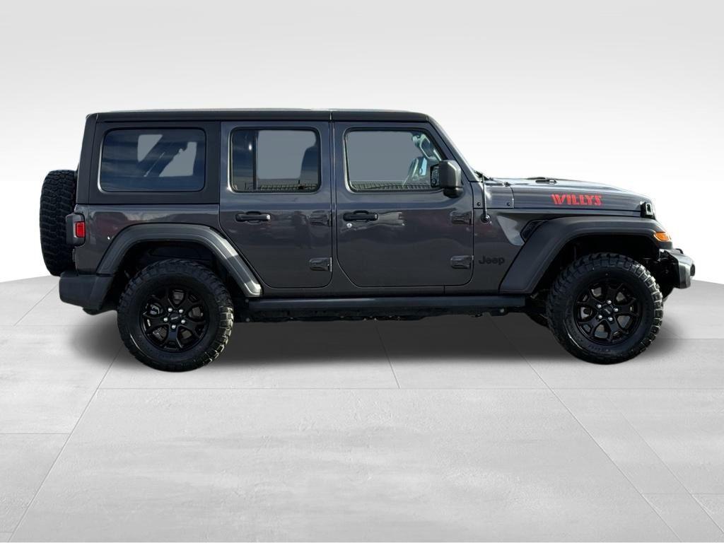 used 2021 Jeep Wrangler Unlimited car, priced at $28,206