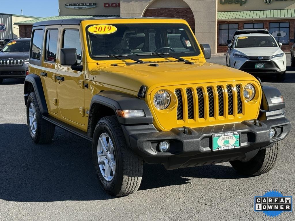 used 2019 Jeep Wrangler Unlimited car, priced at $29,189