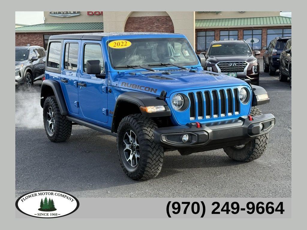 used 2022 Jeep Wrangler Unlimited car, priced at $41,421