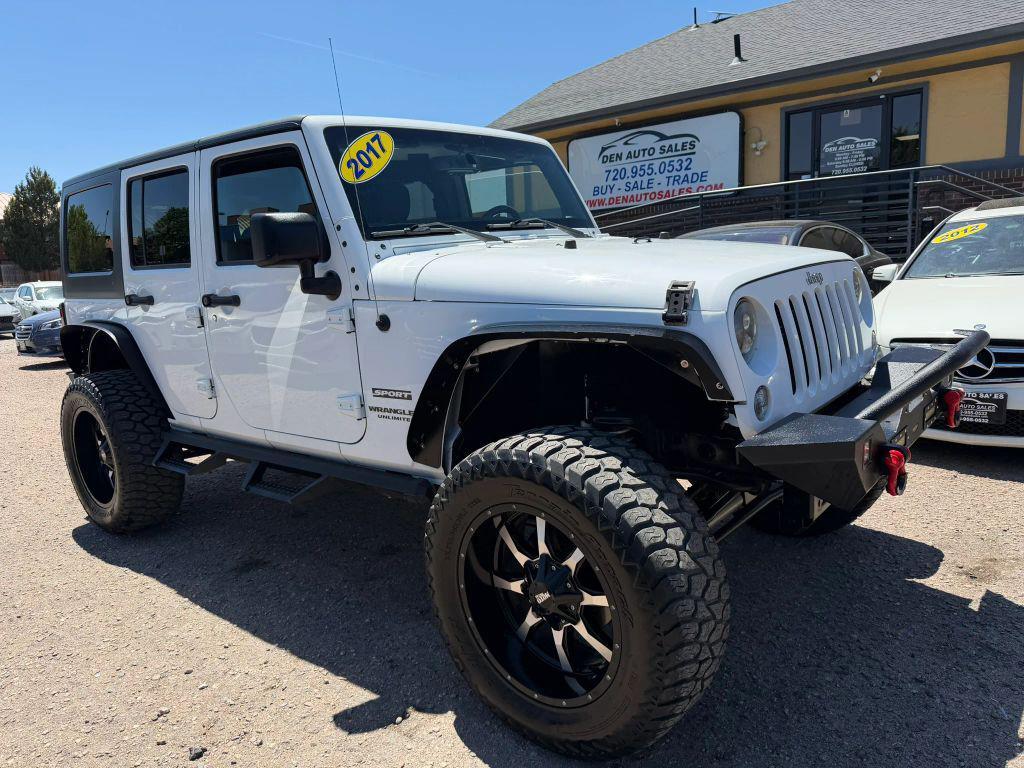 used 2017 Jeep Wrangler Unlimited car, priced at $16,999