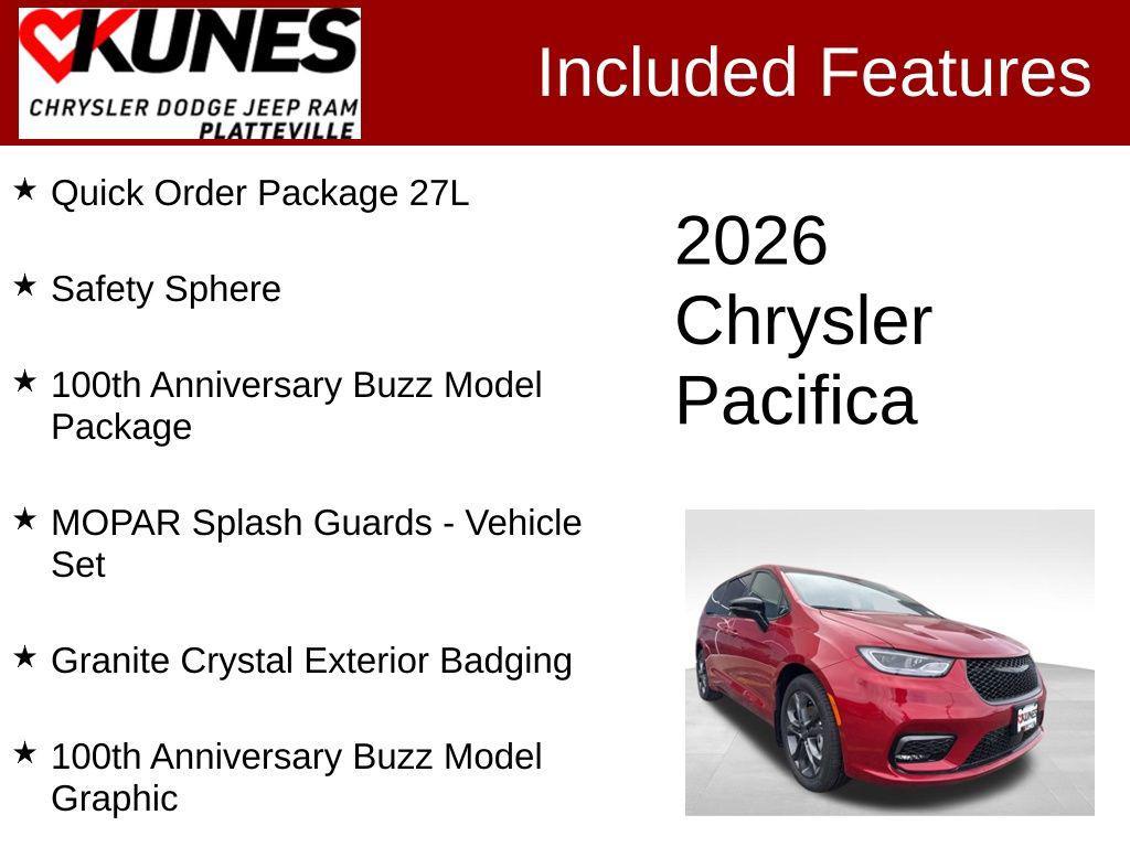 new 2026 Chrysler Pacifica car, priced at $40,688