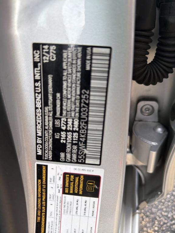 used 2015 Mercedes-Benz C-Class car, priced at $4,999