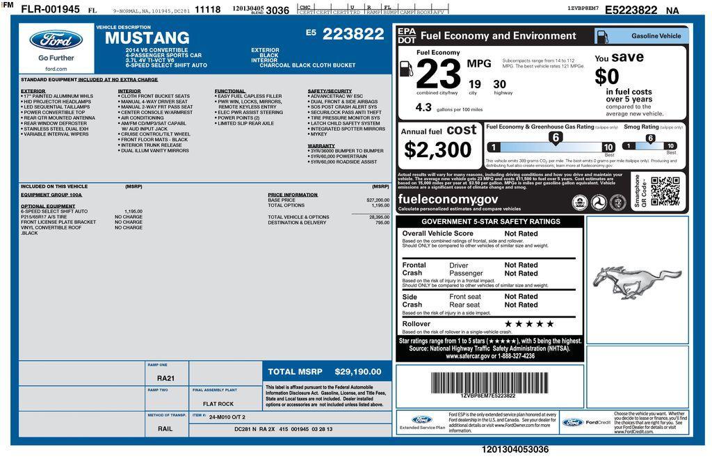 used 2014 Ford Mustang car, priced at $4,399