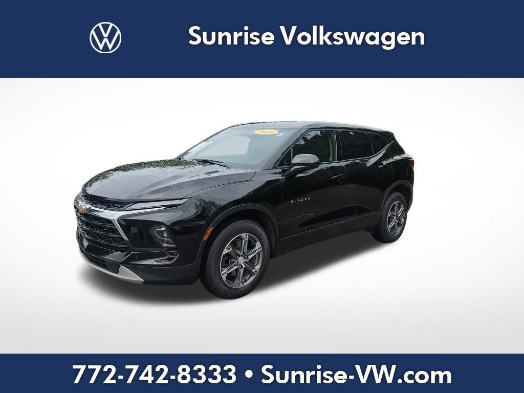 used 2024 Chevrolet Blazer car, priced at $25,524