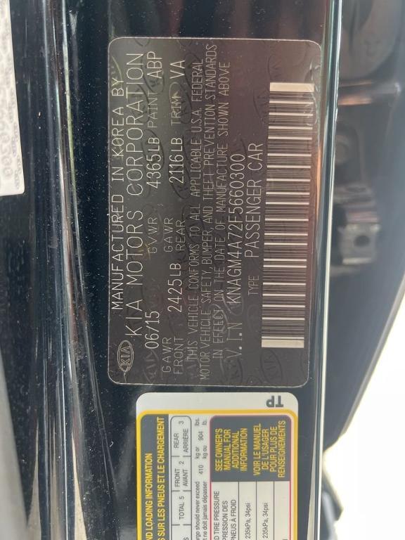 used 2015 Kia Optima car, priced at $9,235