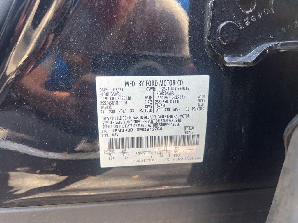 used 2021 Ford Explorer car, priced at $14,545