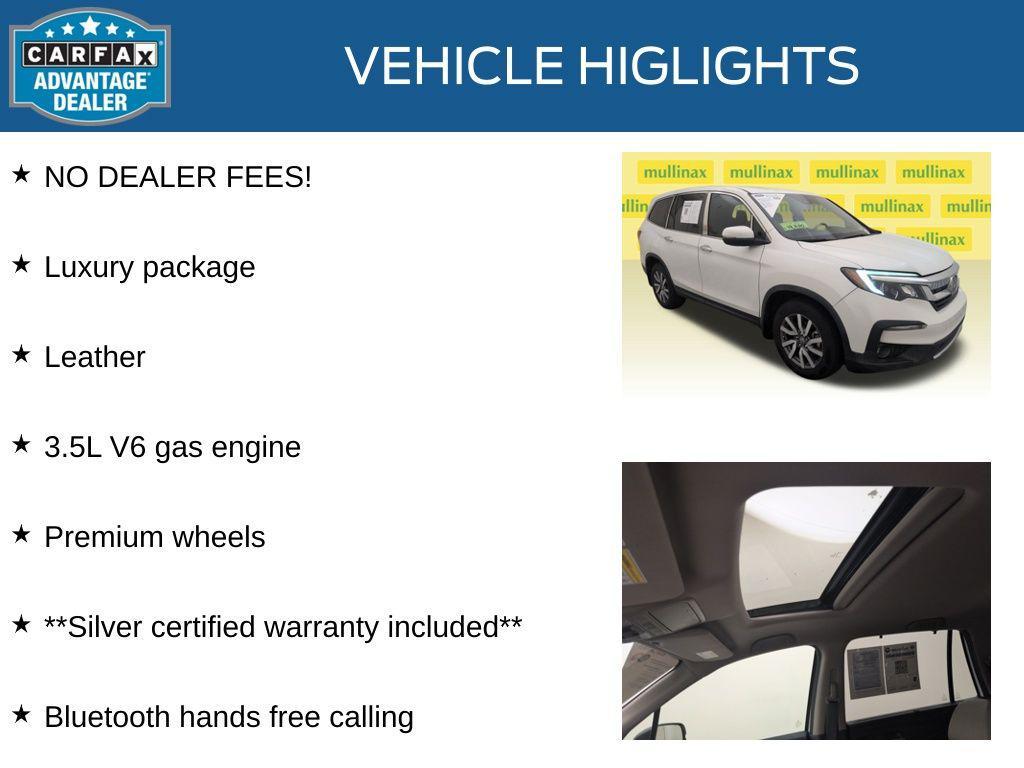 used 2020 Honda Pilot car, priced at $17,500