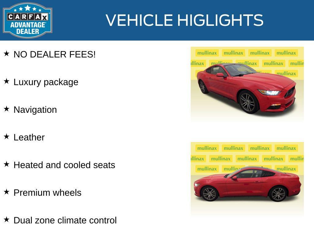 used 2016 Ford Mustang car, priced at $14,700
