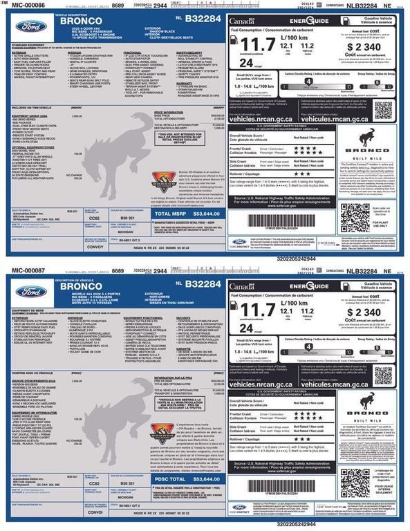 used 2022 Ford Bronco car, priced at $32,000