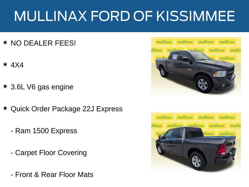 used 2017 Ram 1500 car, priced at $12,500