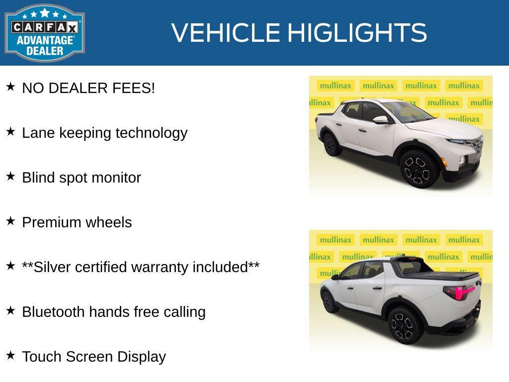 used 2022 Hyundai SANTA CRUZ car, priced at $16,900