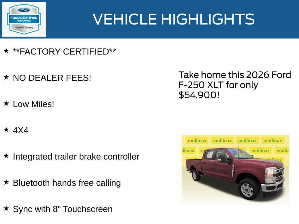 used 2026 Ford F-250 car, priced at $54,900