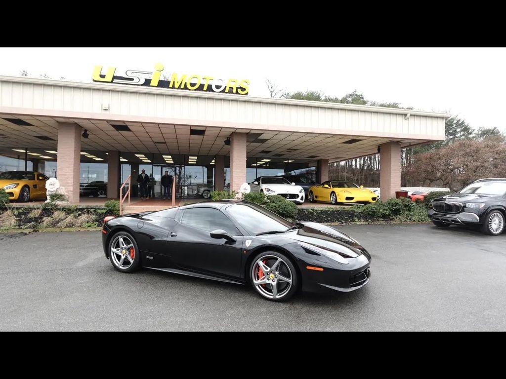 used 2012 Ferrari 458 Spider car, priced at $253,500