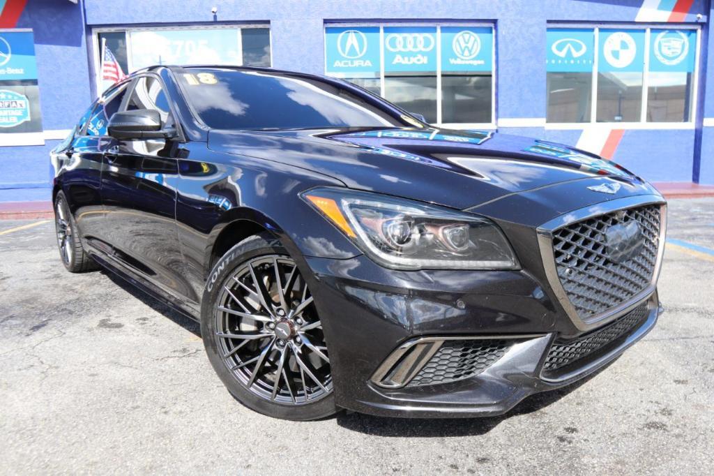 used 2018 Genesis G80 car, priced at $13,429