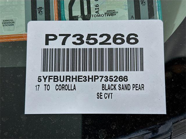 used 2017 Toyota Corolla car, priced at $15,566