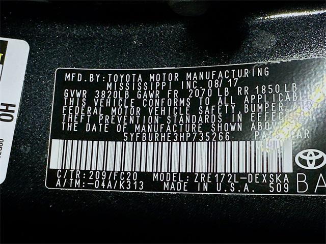 used 2017 Toyota Corolla car, priced at $15,566