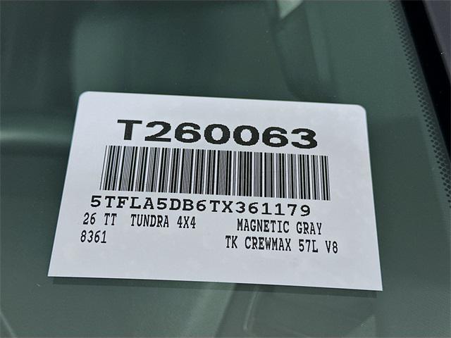 new 2026 Toyota Tundra car, priced at $52,090