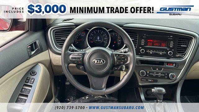 used 2015 Kia Optima car, priced at $10,995