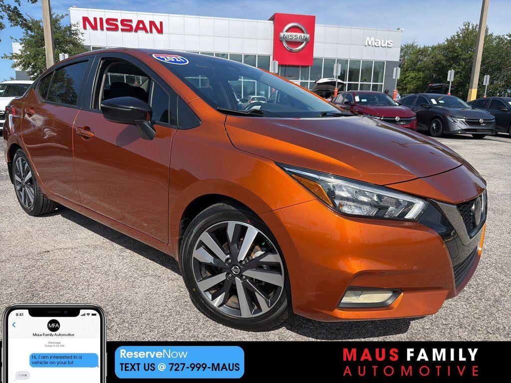 used 2021 Nissan Versa car, priced at $14,586