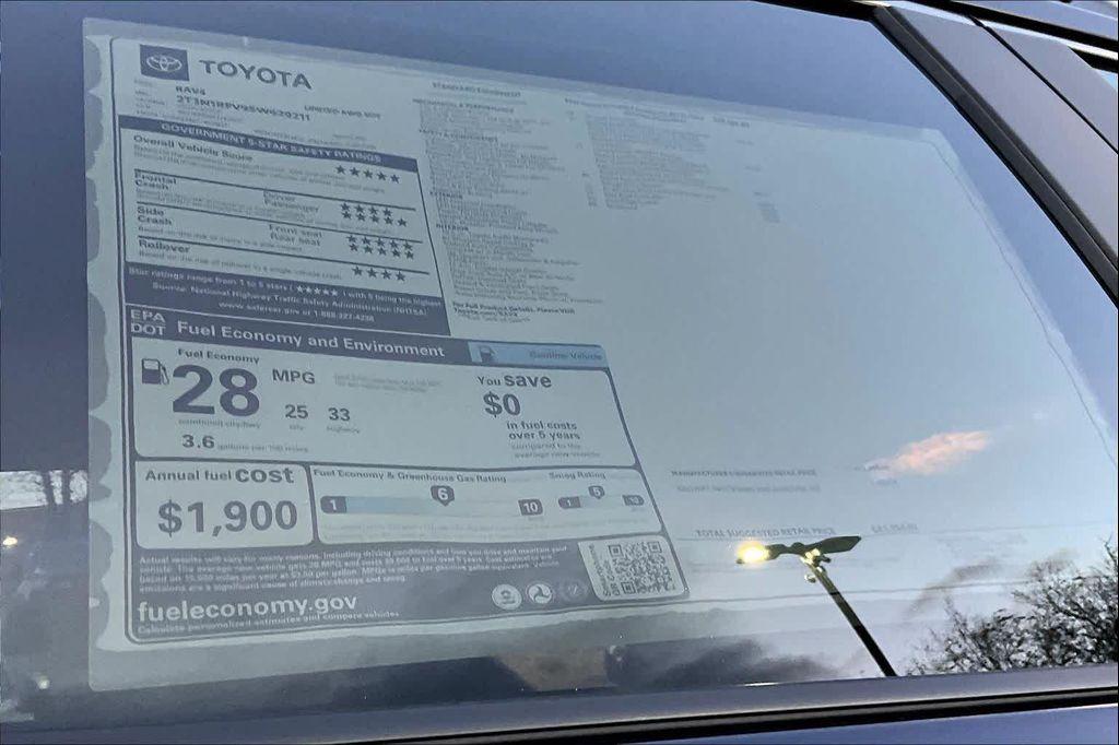 new 2025 Toyota RAV4 car, priced at $43,954