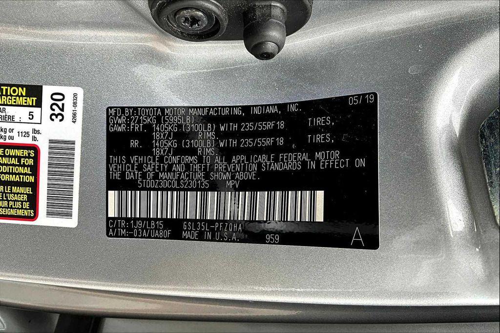 2020 Celestial Silver Metallic Toyota Sienna