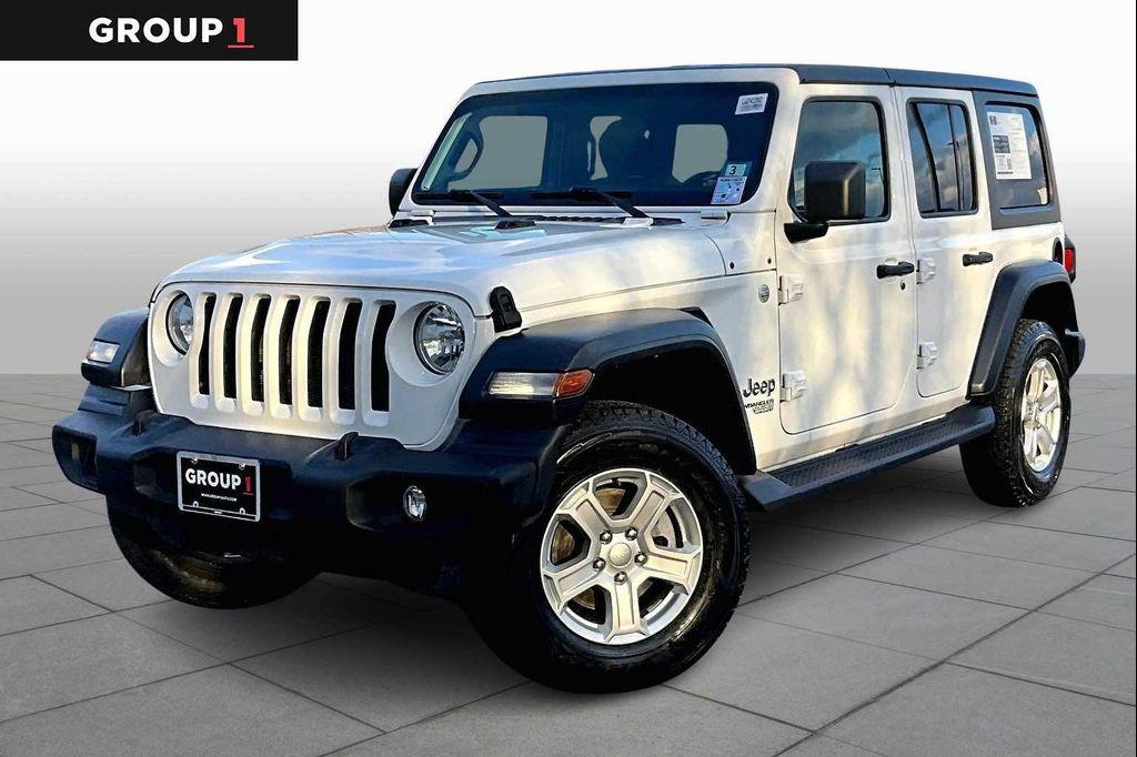 used 2020 Jeep Wrangler Unlimited car, priced at $22,492