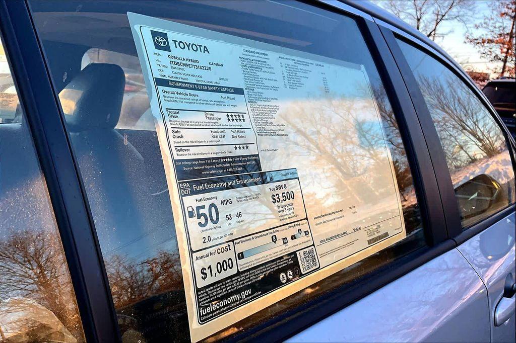 new 2026 Toyota Corolla Hybrid car, priced at $31,922