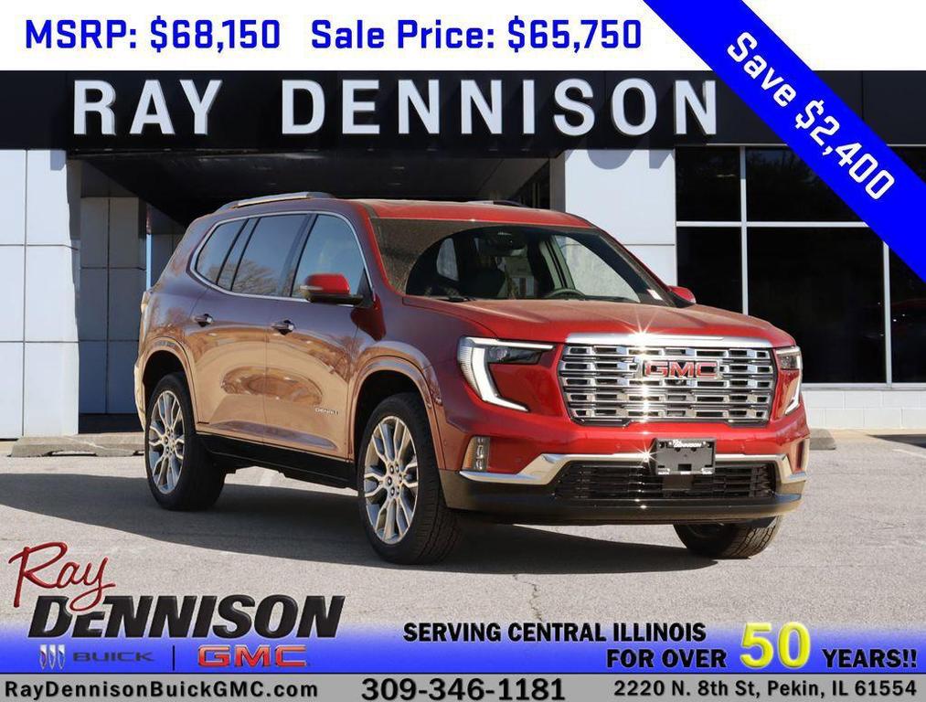 new 2026 GMC Acadia car, priced at $65,750