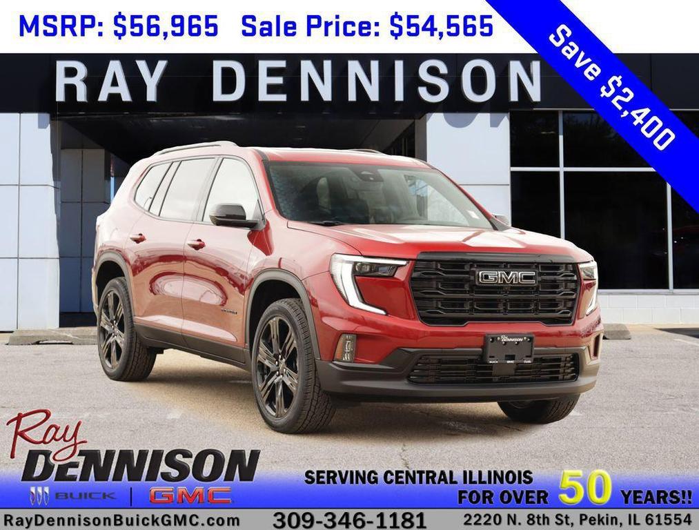 new 2026 GMC Acadia car, priced at $54,565