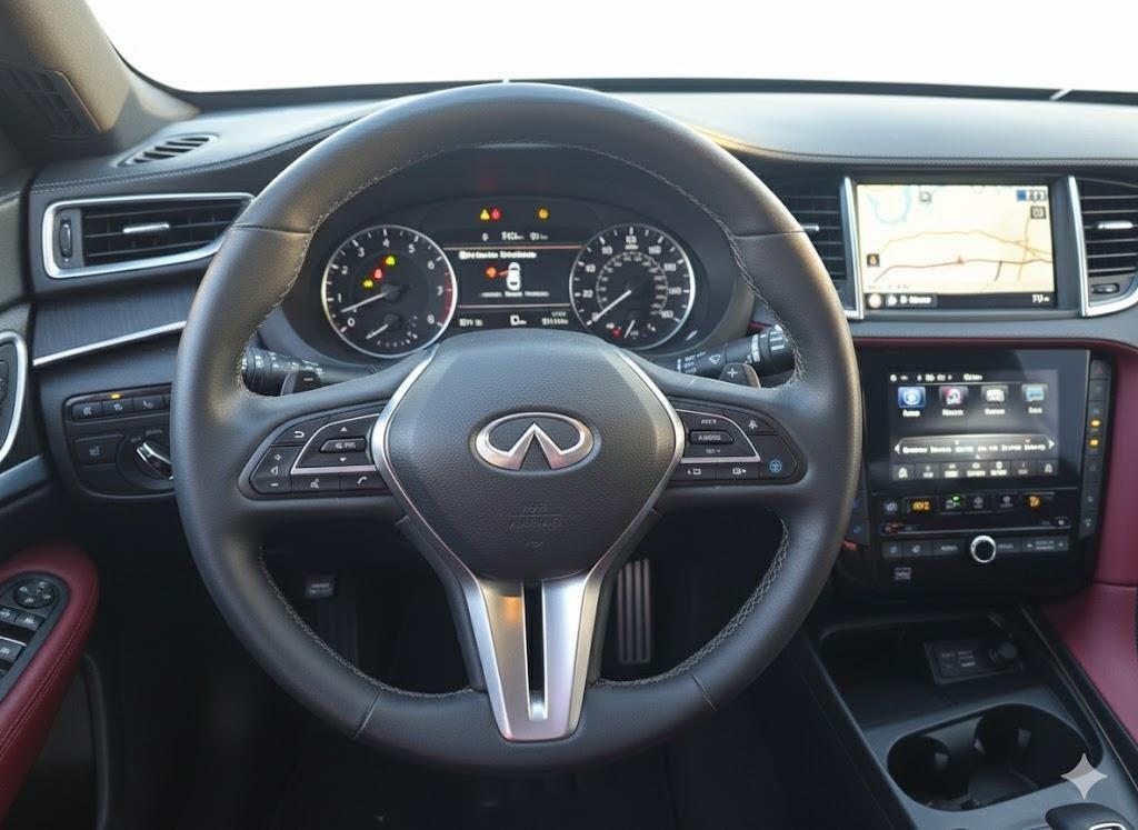 used 2025 INFINITI QX55 car, priced at $34,911