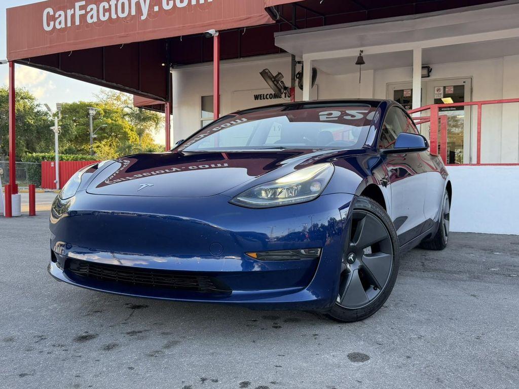 used 2023 Tesla Model 3 car, priced at $26,100