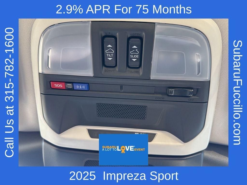 new 2025 Subaru Impreza car, priced at $28,872