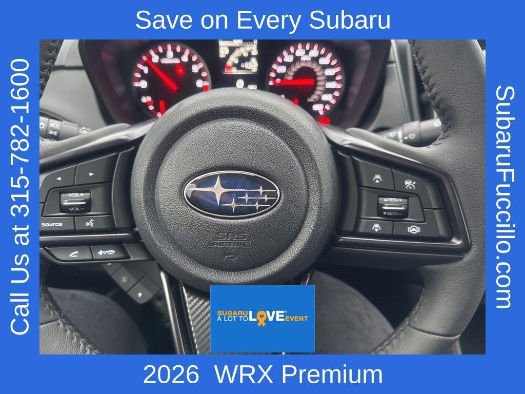 new 2026 Subaru WRX car, priced at $38,039