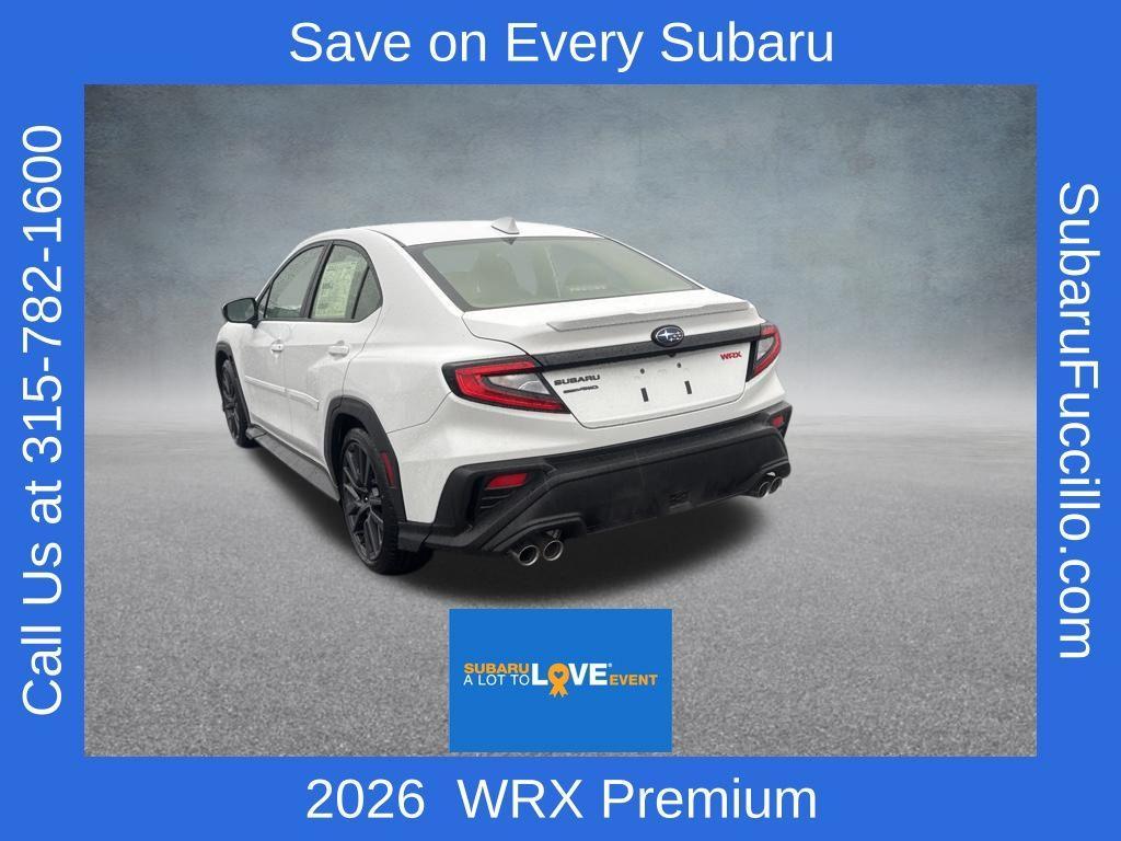new 2026 Subaru WRX car, priced at $38,039