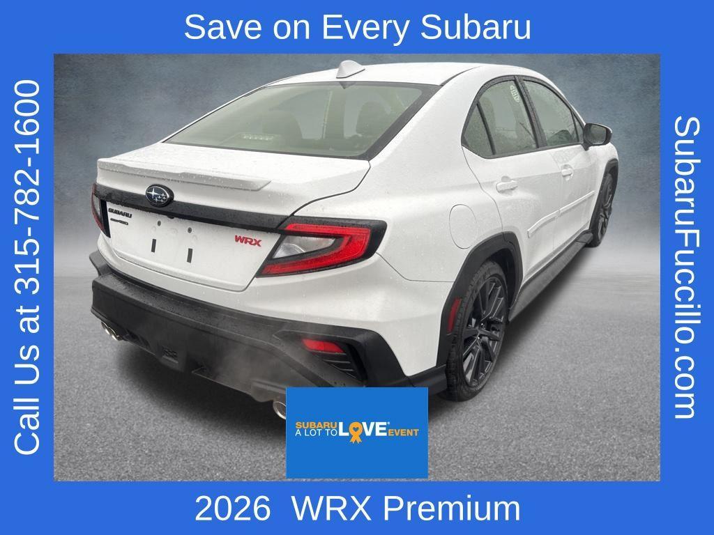 new 2026 Subaru WRX car, priced at $38,039