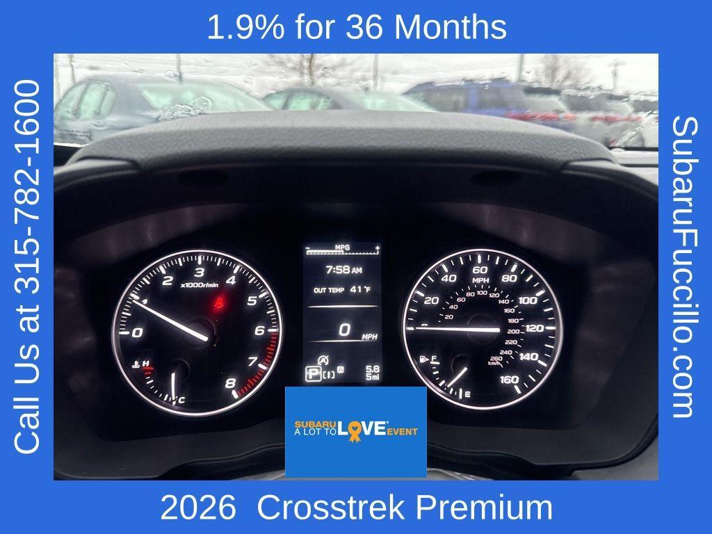 new 2026 Subaru Crosstrek car, priced at $32,814