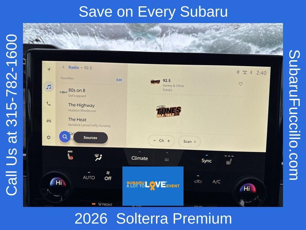 new 2026 Subaru Solterra car, priced at $31,496