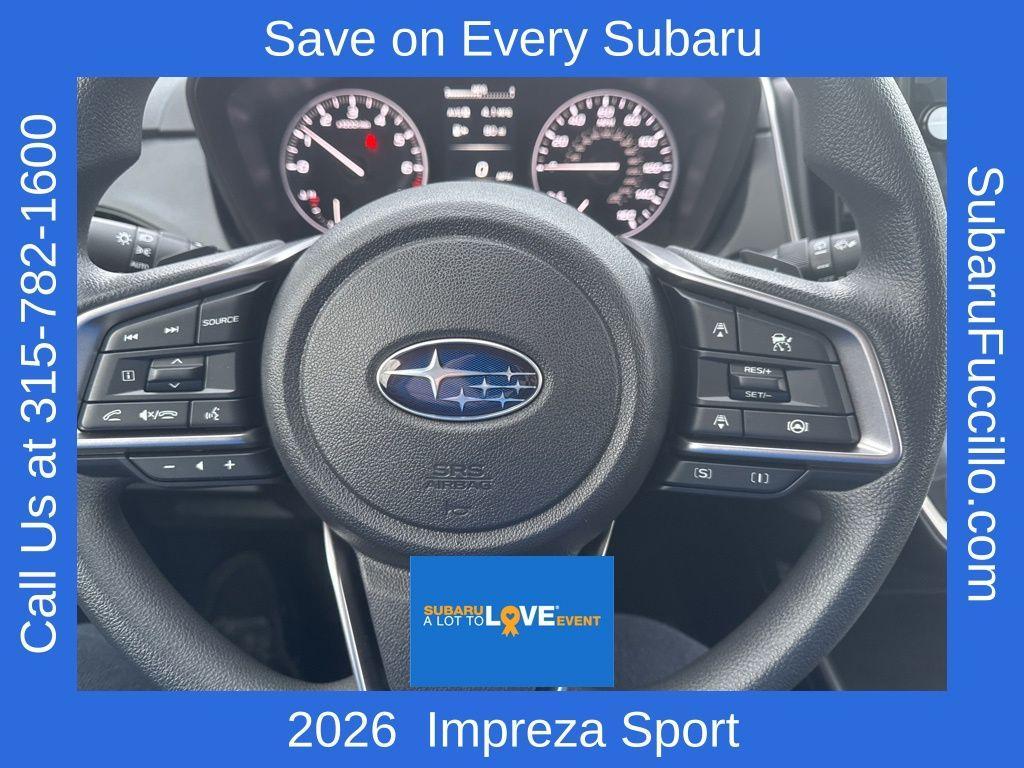 new 2026 Subaru Impreza car, priced at $30,109