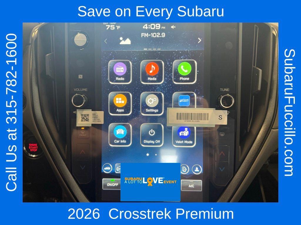 new 2026 Subaru Crosstrek car, priced at $32,708