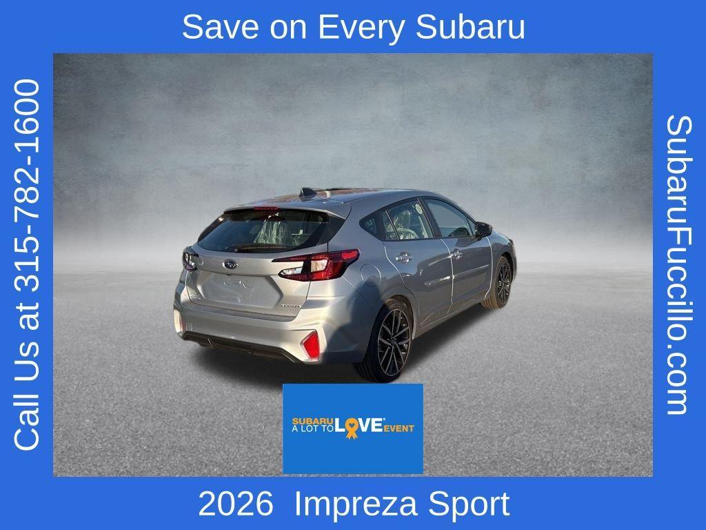 new 2026 Subaru Impreza car, priced at $30,106
