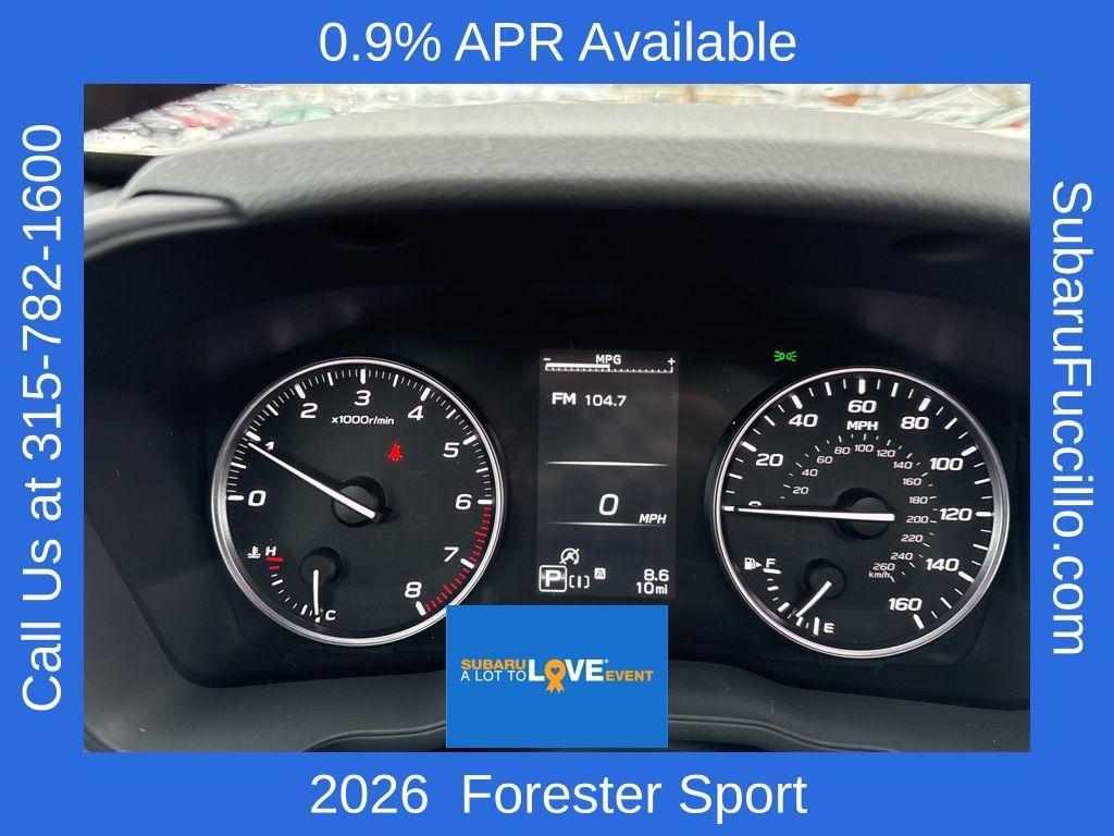 new 2026 Subaru Forester car, priced at $39,138