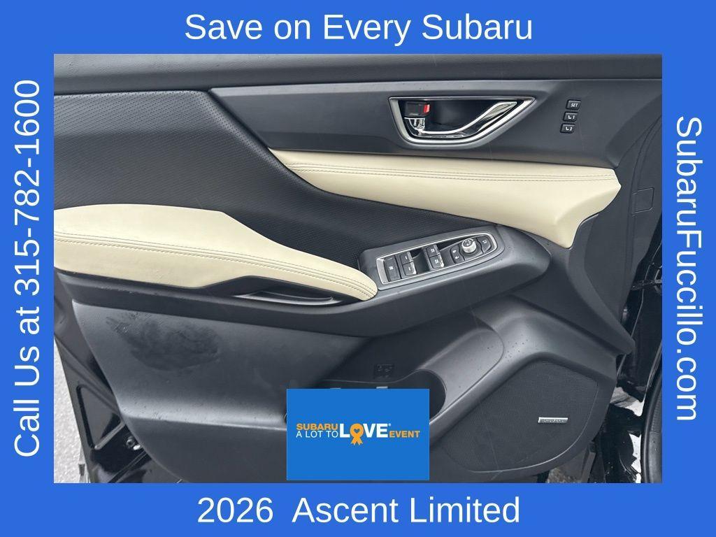 new 2026 Subaru Ascent car, priced at $49,907
