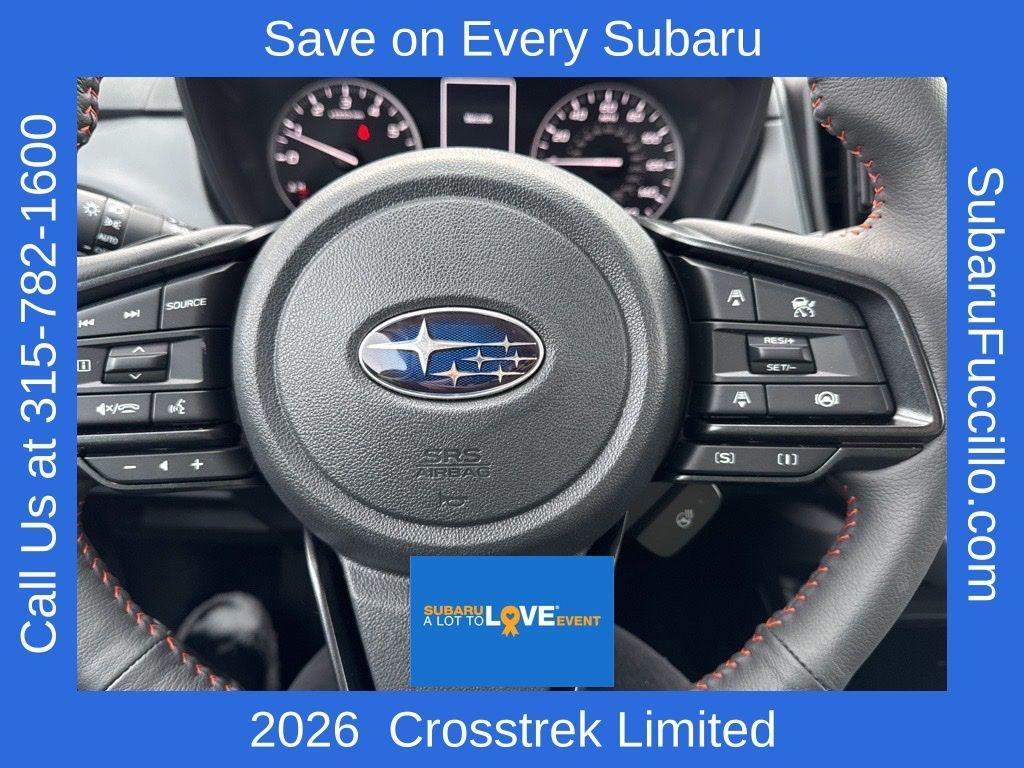 new 2026 Subaru Crosstrek car, priced at $35,956